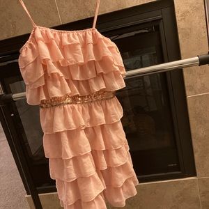 Pink Color Party Dress
